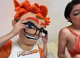 The Apartment Bounces Daya Dares Casting Cowgirl Romp