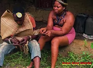 stepmother shows naked body, gets pussy fucked after hunting