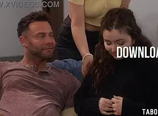 Stepdaughter leana lovings and stepmom bunny madison sharing