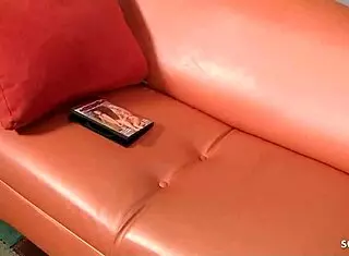 Curvy Babysitter Caught Masturbating, Seduces Older Couple for Threesome