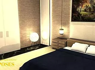 Bold anal action in IMVU black market room.