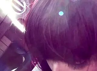 Slutty brunette gets monster cock