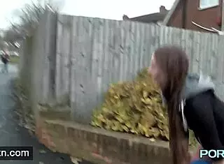 Horny Skinny Leyla Goes Public In Lingerie, Shaved Pussy And Outdoor Reality!