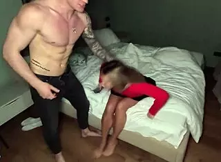 lube-free sex with deepthroat and cum.