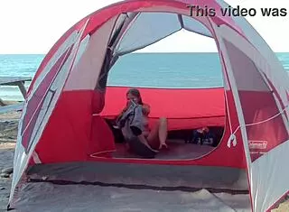 Emotional Milf Wife at Beach with Guys