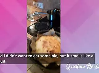 When your gf tries food blogging but fucks better than cooks in missionary with shaved pussy