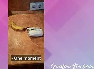 When your gf tries food blogging but fucks better than cooks in missionary with shaved pussy