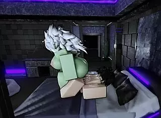 Best breeding session with my fat ass goblin slut on Roblox?