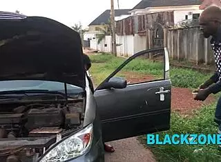 Young 18+ Chubby Girl Damages Car And Needs Help From Neighbors In Bedroom