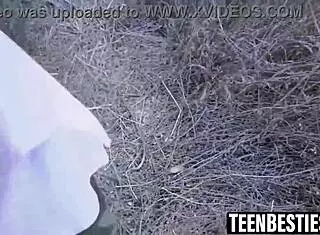 Three teens make friend show dick, then fuck one by one in woods