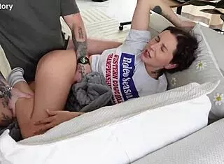 i took advantage of my stepmom's ass on the couch after party