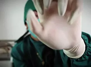 Nurse Uses Latex Gloves In Hospital Fetish Scene With Patient