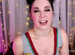 sexy college girl says, 'tease your cock and ruin orgasm in class'