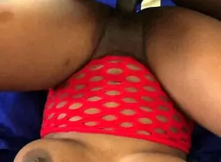 HOT passionate sex with neighbors! Bent over for BIG BLACK COCK in missionary quickie!