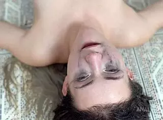 Sandra Zee's first time in rough 3on1 anal and facial cumshot.