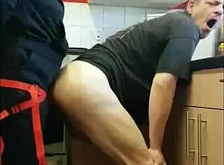 Girlfriend uses strapon on guy, handles all dick sizes