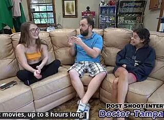 Dr Tampa - Mira Monroe's First Gyno Exam With Spreading