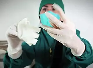 Nurse Uses Latex Gloves In Hospital Fetish Scene With Patient