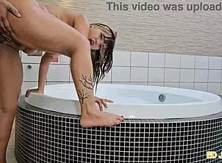 Latina Babe Feels Intense Orgasm from Face Fucking and Anal