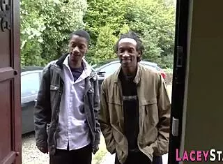 British milf lacey starr sucks monster black cocks