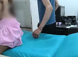 Sex with Masseur in Spa Garage!