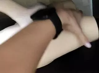 I found a tantaly doll in the hostel and rode its big cock for creamy pussy fun.