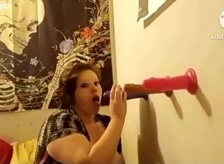 three rubber cocks in action