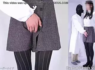 Pantyhose Fetish With Skirt And Stockings For Emotional Satisfaction