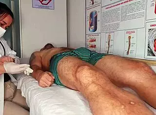 Pretty Young Nurse In Hospital Gets Wet Seeing My Hard Cock