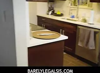 Homeschooled 18yo meets her first cock