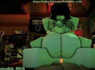 Relaxing fun in her room during sunset with riding