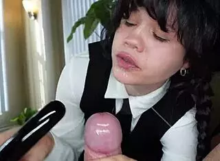 Wednesday Addams Takes Huge Dick Deep Ft Yhivi