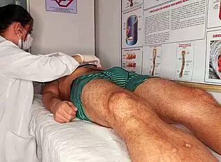 Pretty Young Nurse In Hospital Gets Wet Seeing My Hard Cock