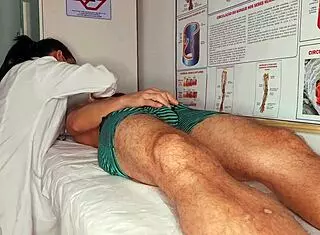 Pretty Young Nurse In Hospital Gets Wet Seeing My Hard Cock