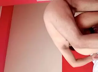 My young stepmother complains about needing young meat, so I offer to fuck her and she overflows with my semen on her face