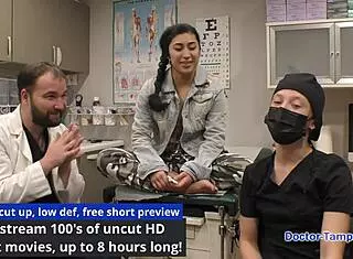 In Florida, Dr. Tampa meets Jasmine Rose, a Latina with long hair and small tits, for a night of humiliation and doggystyle