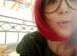 Cute stepmom dominates stepson with dirty talk and ass worship