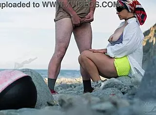 Meeting Stranger on the Beach