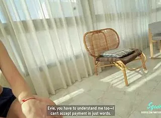 Skinny Wife Cheats On Husband With Landlord In Rough POV Sex