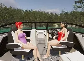 Caroline and anna explore fantasies with muff diving and edging on shaved pussy