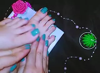 foot massage leads to intense orgasm!