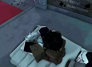 白人伪娘礼貌伺候黑人大屌