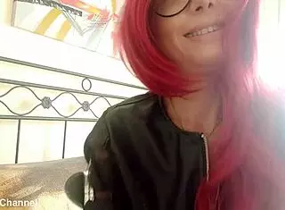 Cute stepmom dominates stepson with dirty talk and ass worship