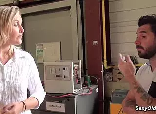 Tall MILF Melany Paris Gets Fucked In Warehouse By Michael Cheritto