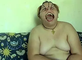 Chubby Teen In Bondage Gets Face Fucked And Cum On Nose