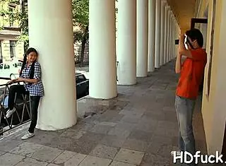 this hot seductress is sucking cock in pov, her blowjob is so wet and hardcore