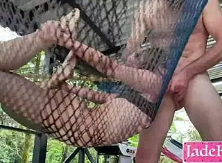 hot blonde whispers dirty words while sucking and fucking daddys big cock roughly.