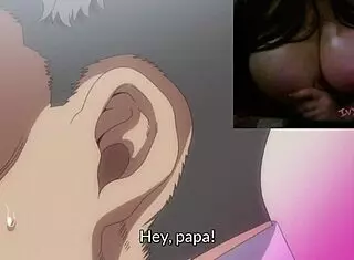 Chubby Girl Watches Anal Creampie Scene