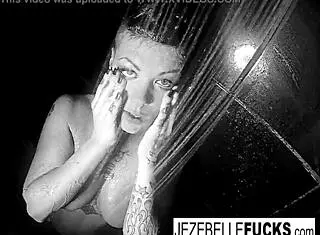 watch jezebelle masturbate in the shower?