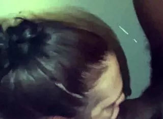 Giving Thick Black Cock Amazing Head!